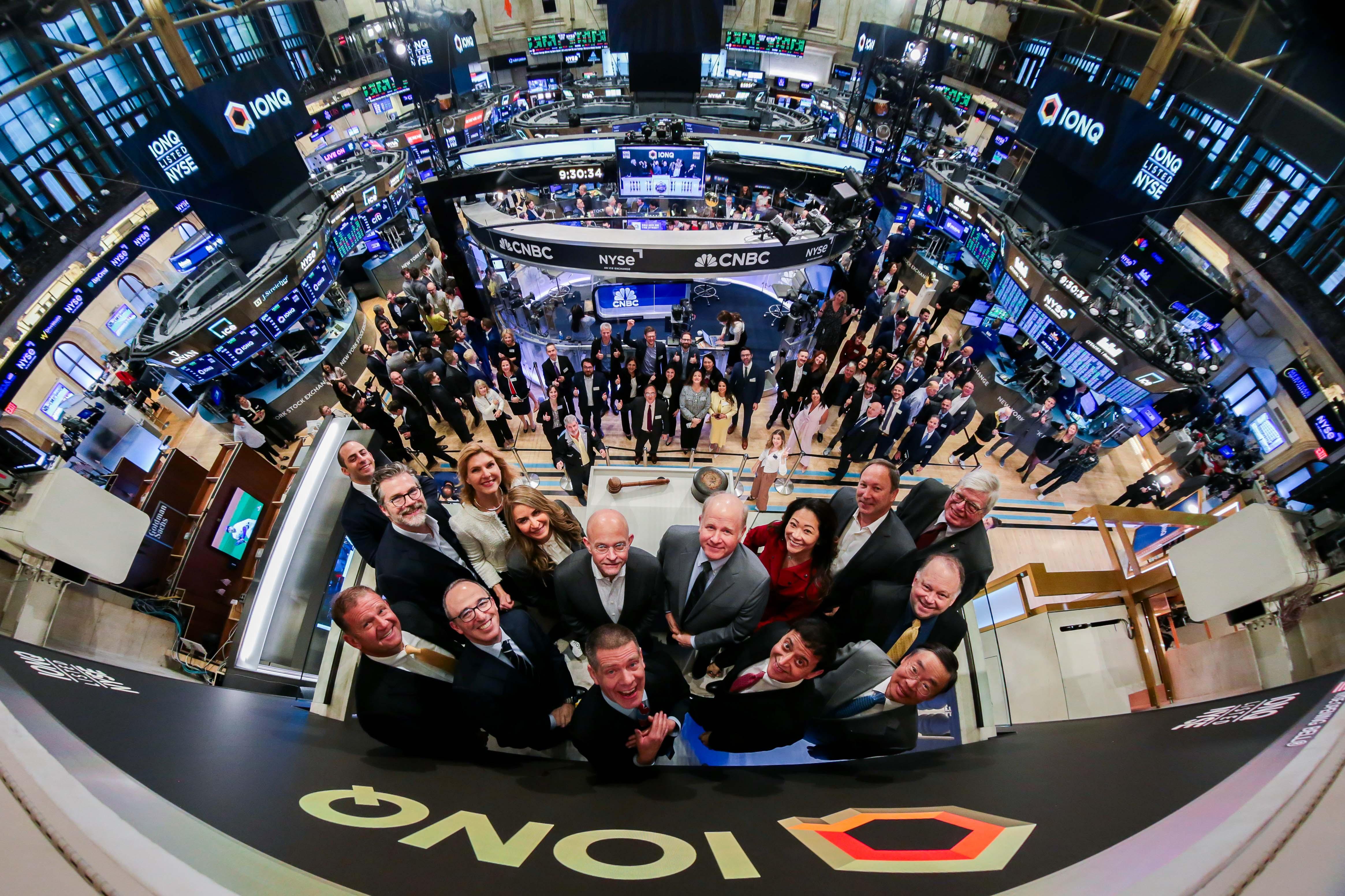 IonQ and UMD Ring the Opening Bell at the New York Stock Exchange